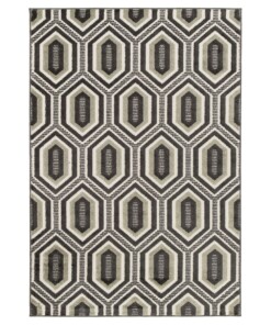 Modern rug - Forme Cristal anthracite - overzicht