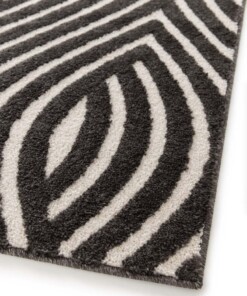 Retro rug - Forme Courant anthracite Retro rug - Forme Courant anthracite