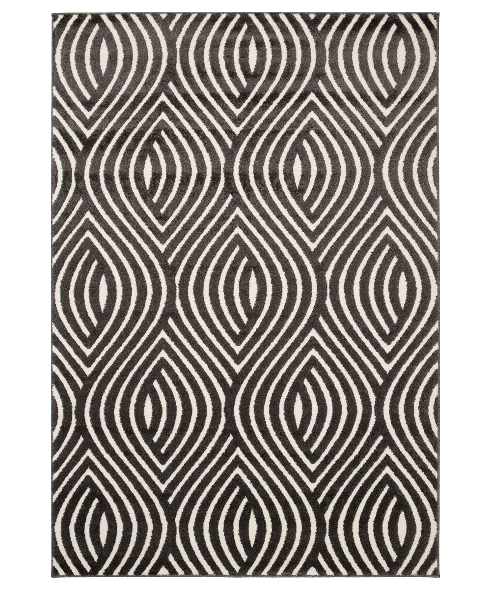 Retro rug - Forme Courant anthracite - overzicht Retro rug - Forme Courant anthracite - overzicht