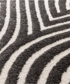 Retro rug - Forme Courant anthracite Retro rug - Forme Courant anthracite