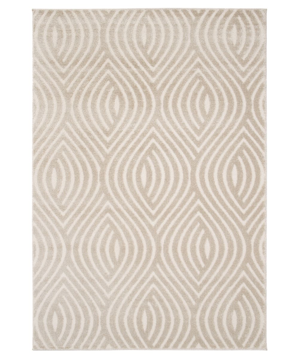 Retro rug - Forme Courant beige - overzicht Retro rug - Forme Courant beige - overzicht