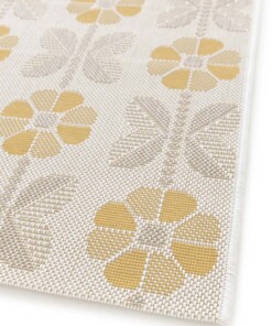 Outdoor rug flowers - Amber Marigold beige/yellow