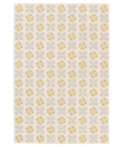 Outdoor rug flowers - Amber Marigold beige/yellow - overzicht