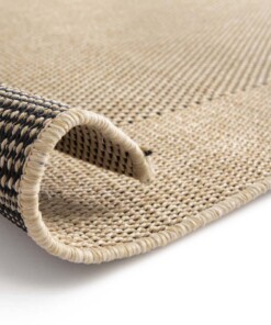 Outdoor rug​ - Bask Frame beige/black