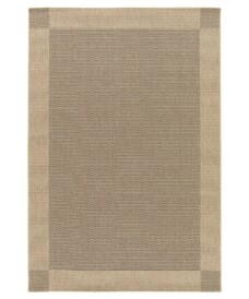Outdoor rug​ - Bask Frame beige/black - overzicht, thumbnail