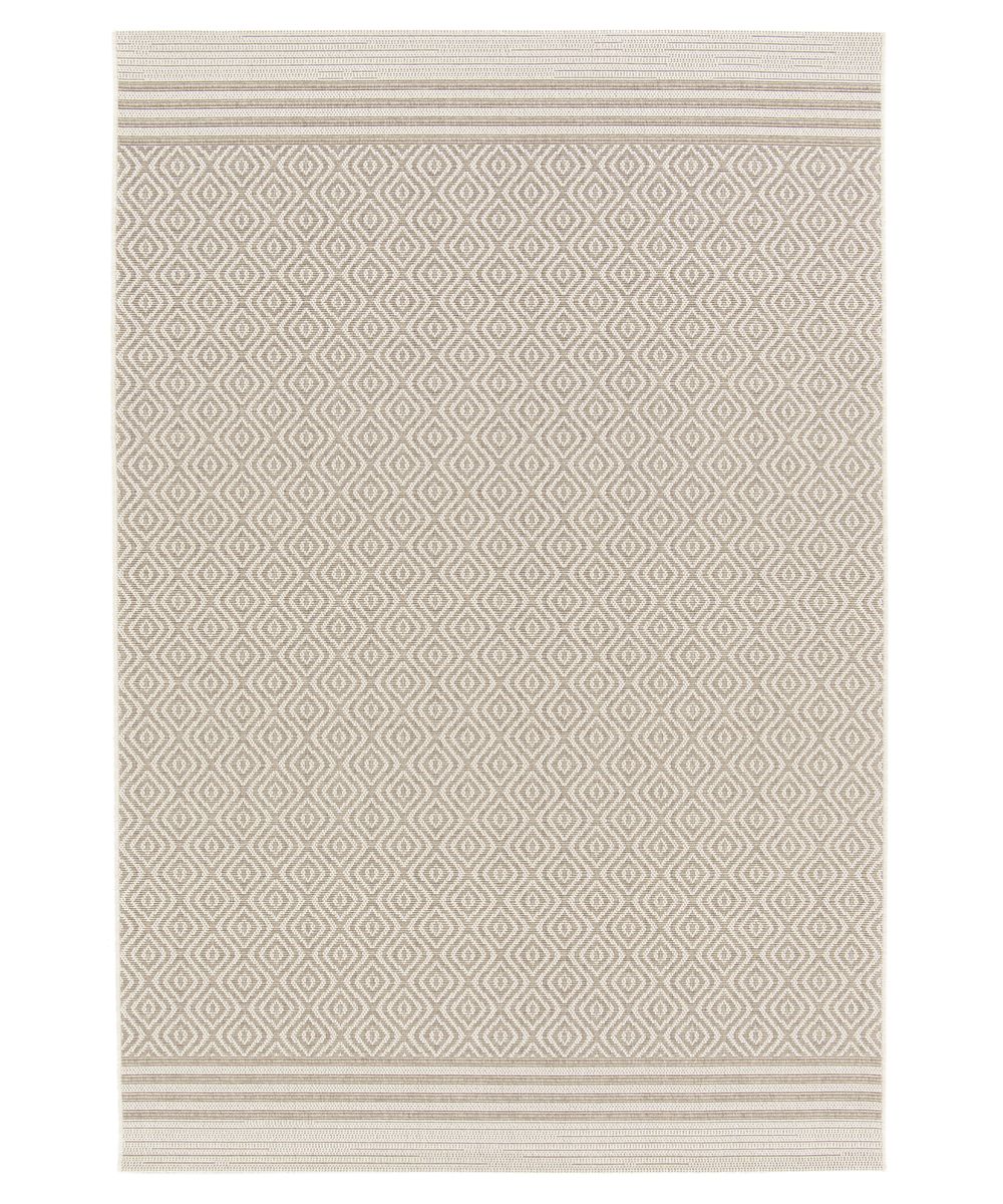 Outdoor rug diamond - Bask Pavilion sand color - overzicht Outdoor rug diamond - Bask Pavilion sand color - overzicht