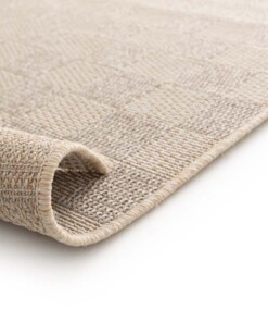 Outdoor rug - Bask Check beige/sand color Outdoor rug - Bask Check beige/sand color
