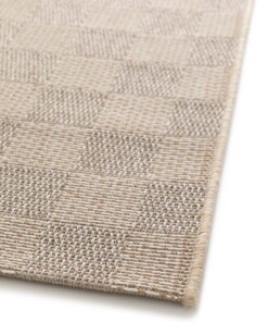 Outdoor rug - Bask Check beige/sand color Outdoor rug - Bask Check beige/sand color