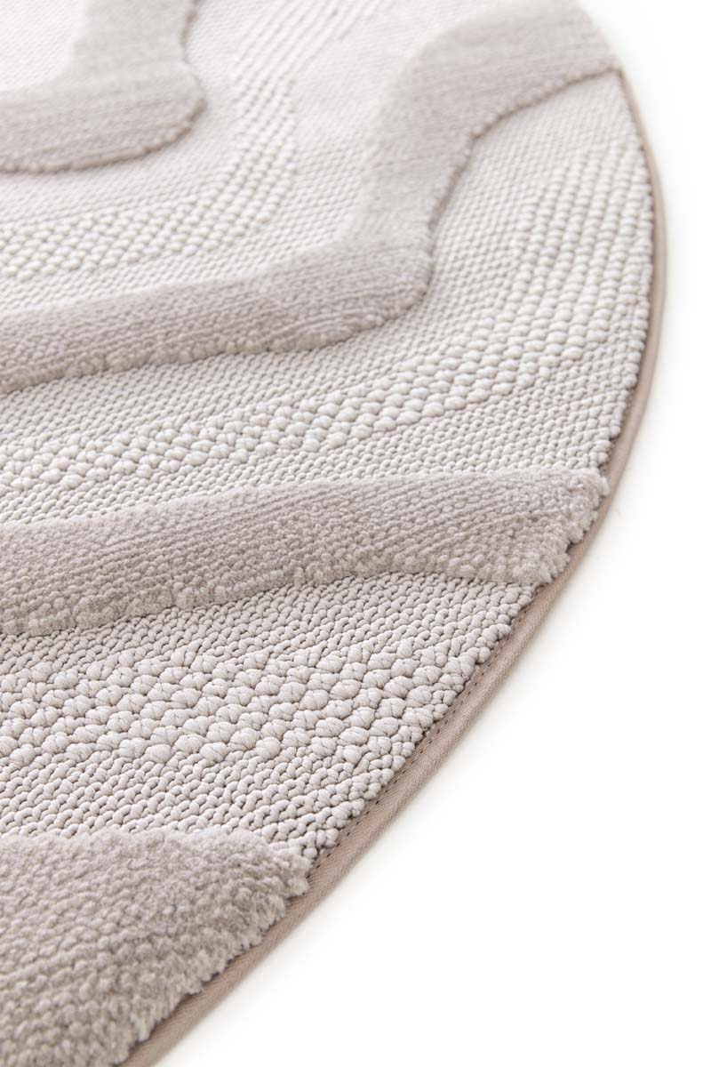 Round marble rug - Elevé Marbe taupe Round marble rug - Elevé Marbe taupe