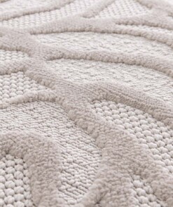 Floral rug - Elevé Pétale taupe
