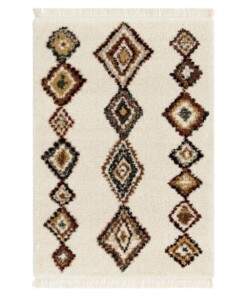 Berber rug - Atlas Nomad ivory/brown - overzicht, thumbnail