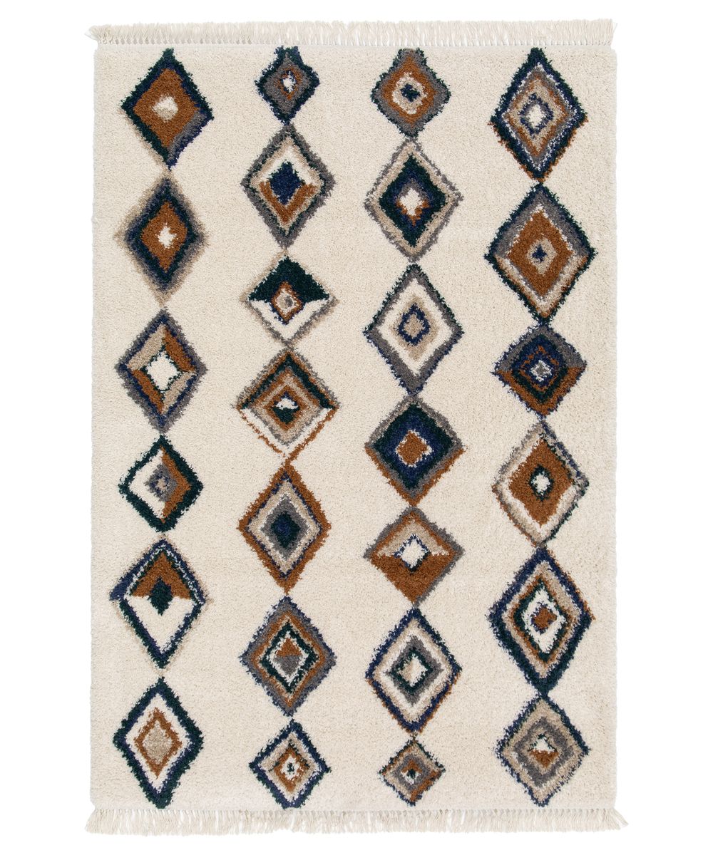 Berber rug - Atlas Nomad brown/blue - overzicht Berber rug - Atlas Nomad brown/blue - overzicht