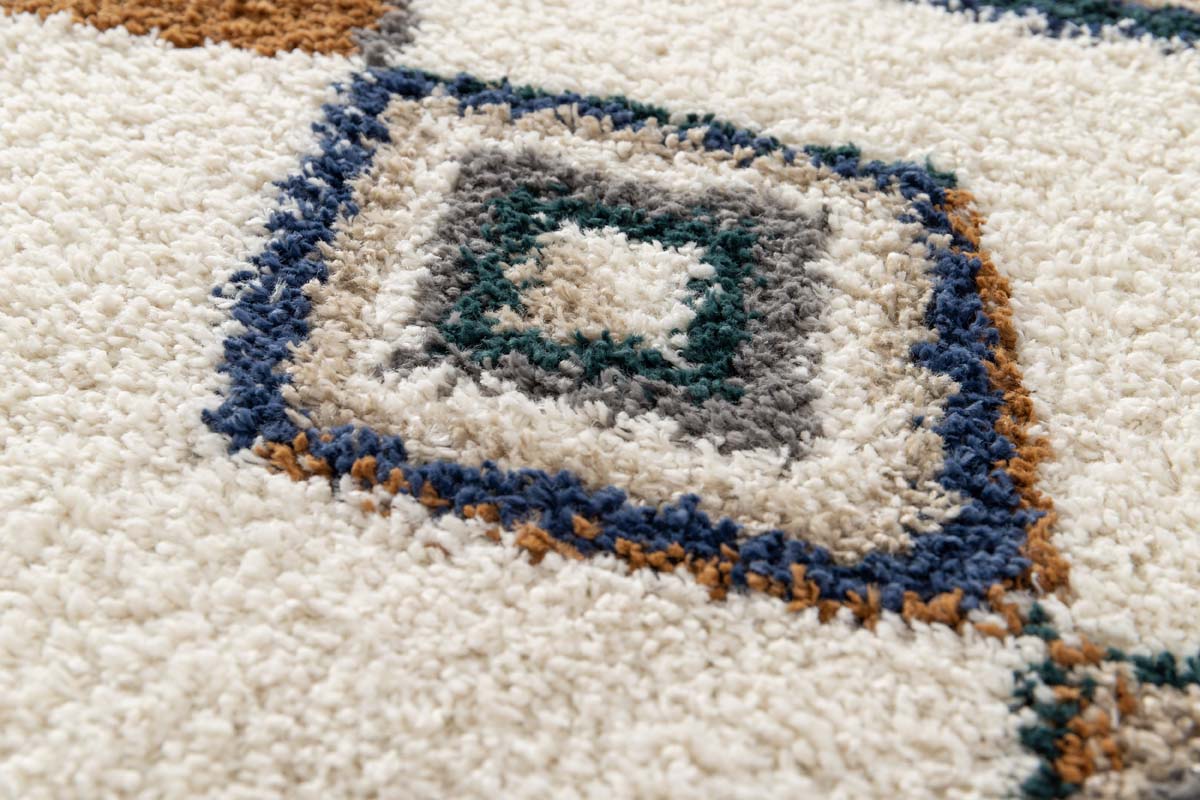 Berber rug - Atlas Nomad brown/blue Berber rug - Atlas Nomad brown/blue