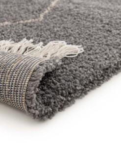 Berber rug - Atlas Grid grey