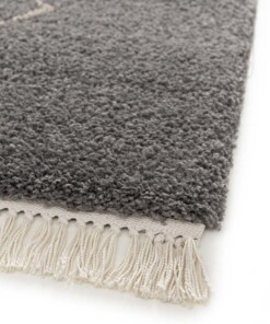 Berber rug - Atlas Grid grey