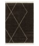 Berber rug - Atlas Grid dark brown - overzicht, thumbnail