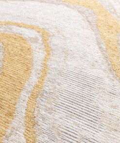 Marble rug - Velura amber yellow