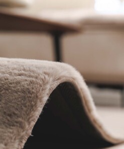 Fluffy rug - Carvy taupe