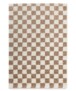 Checkerboard rug - Check ivory/beige - overzicht, thumbnail