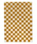 Checkerboard rug - Check ivory/gold - overzicht, thumbnail