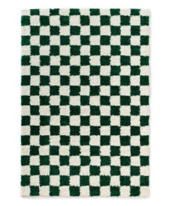 Checkerboard rug - Check ivory/jade - overzicht