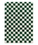 Checkerboard rug - Check ivory/jade - overzicht, thumbnail