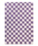 Checkerboard rug - Check ivory/lilac - overzicht, thumbnail