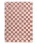 Checkerboard rug - Check ivory/pink - overzicht, thumbnail