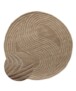 Round rug design​ - Balans Dual beige - overzicht, thumbnail