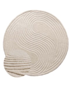 Round rug design​ - Balans Dual ivory - overzicht