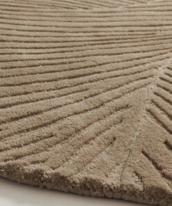 Round rug design - Balans Tree beige - close up, thumbnail Round rug design - Balans Tree beige - close up, thumbnail