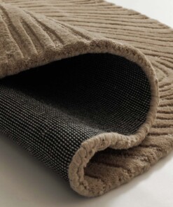 Round rug design - Balans Tree beige - close up, thumbnail Round rug design - Balans Tree beige - close up, thumbnail