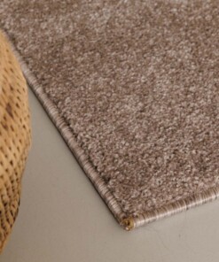 Square low pile rug - Fine beige