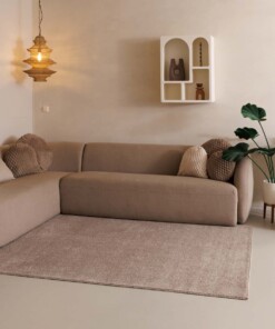 Low pile rug runner​ - Fine beige - sfeer