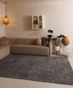 Low pile rug runner​ - Fine grey