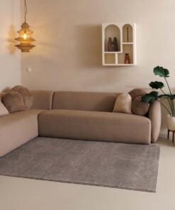 Low pile rug runner​ - Fine light grey - sfeer