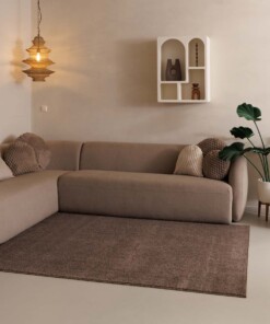 Low pile rug​ - Fine mocha - sfeer