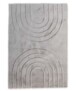 Fluffy rug - Carvy light grey - overzicht, thumbnail