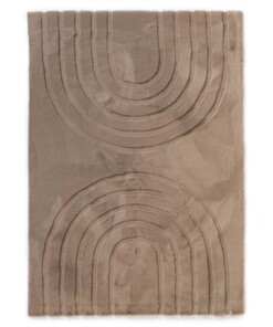 Fluffy rug - Carvy taupe - overzicht
