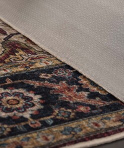 Outdoor rug vintage - Valenca Brio red - close up, thumbnail
