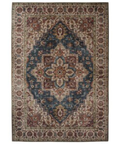 Outdoor rug vintage - Valenca Brio beige/blue - overzicht
