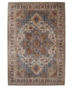 Outdoor rug vintage - Valenca Brio beige/light blue - overzicht