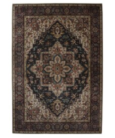 Outdoor rug vintage - Valenca Brio red/dark blue - overzicht, thumbnail