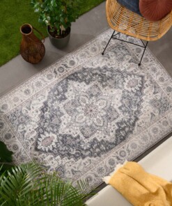 Outdoor rug vintage - Valenca Brio grey - sfeer