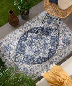 Outdoor rug vintage - Valenca Brio blue - sfeer
