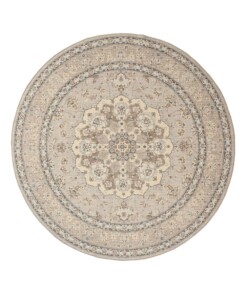 Vintage outdoor rug​ round - Valenca Nova beige/light grey - overzicht