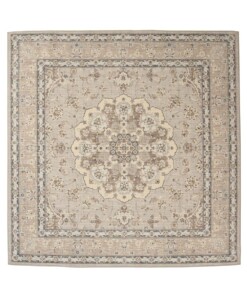 Square outdoor rug vintage - Valenca Nova beige/light grey - overzicht, thumbnail