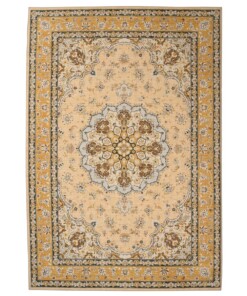 Outdoor rug vintage - Valenca Nova yellow - overzicht, thumbnail