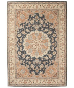 Outdoor rug vintage - Valenca Nova gold/blue - overzicht