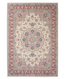 Outdoor rug vintage - Valenca Nova cream/red - overzicht, thumbnail